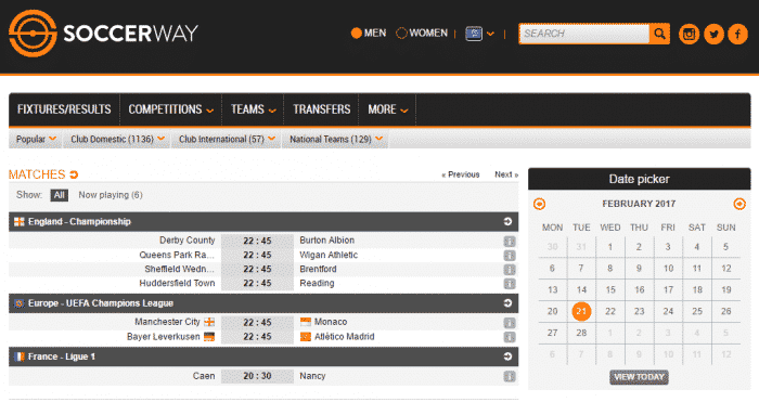 Womens soccerway deals