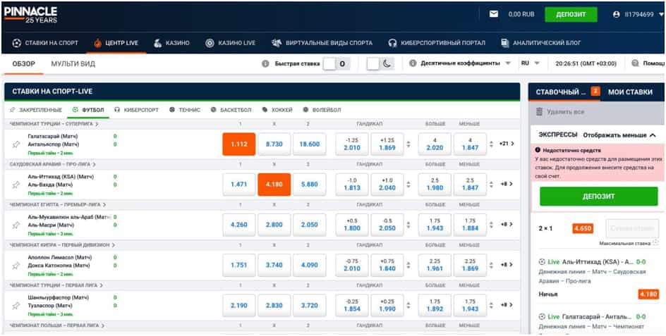 регистрация официальный сайт pinnacle букмекерская контора