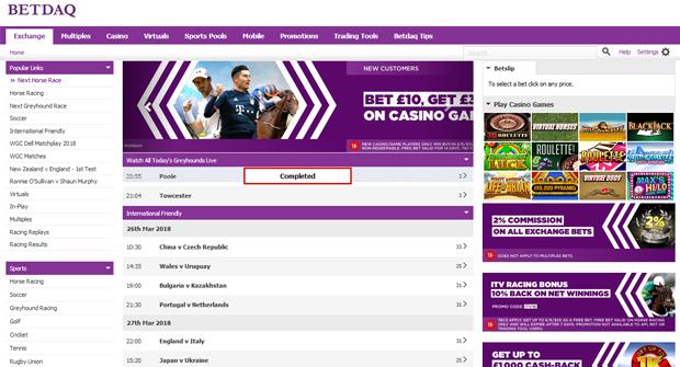 betdaq биржа