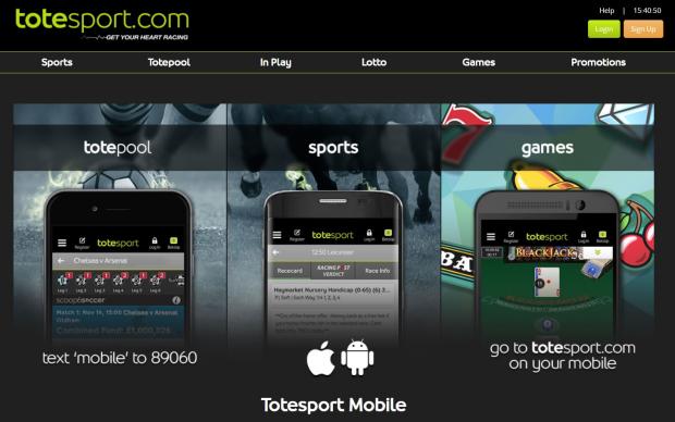 totesport мобильный раздел