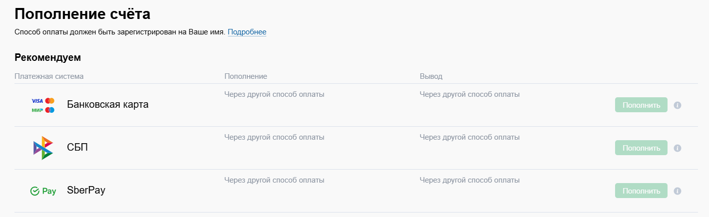 Рекомендуемые платежи на МарафонБет