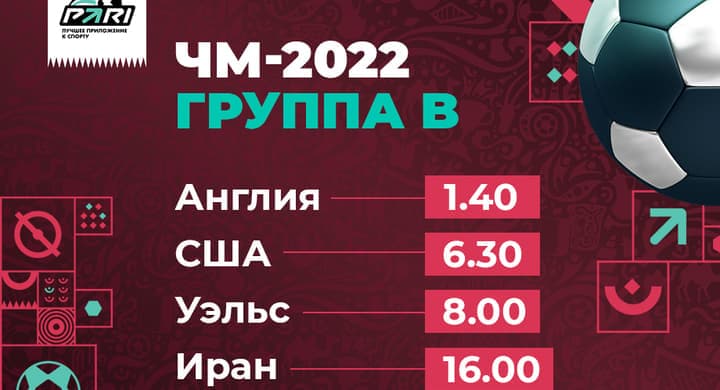 Букмекеры уверены, что Англия выйдет в плей-офф ЧМ-2022