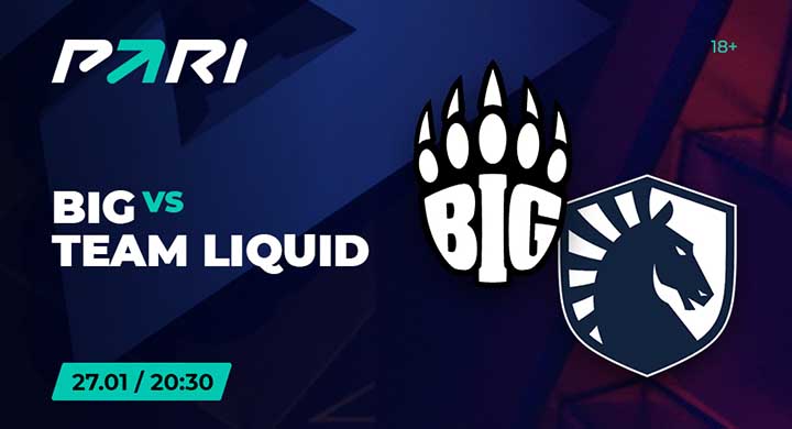 Клиенты PARI ставят на Team Liquid против BIG на BLAST