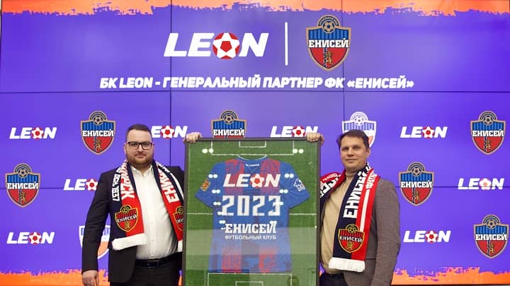 ФК «Енисей» и БК LEON объявили о начале сотрудничества