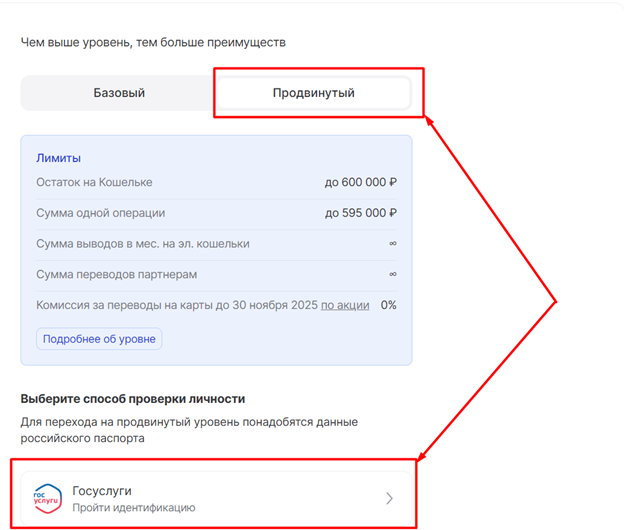 Пройдите продвинутую идентификацию для БК Мелбет