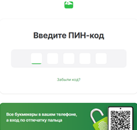 Введите ПИН код для ЦУПИСа мелбет