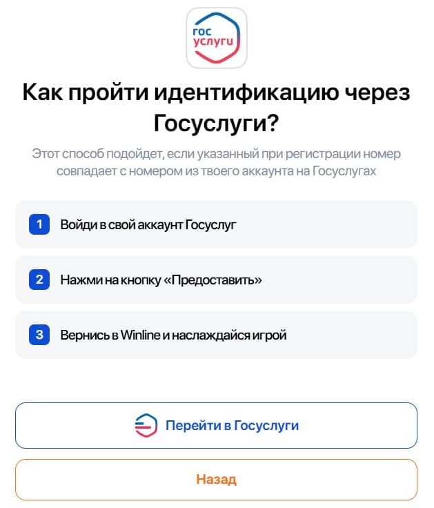 Инструкция по прохождению идентификации для букмекерской конторы Winline