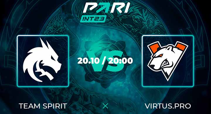 Букмекеры уверены в победе Team Spirit над Virtus.pro в четвертьфинале The International 2023