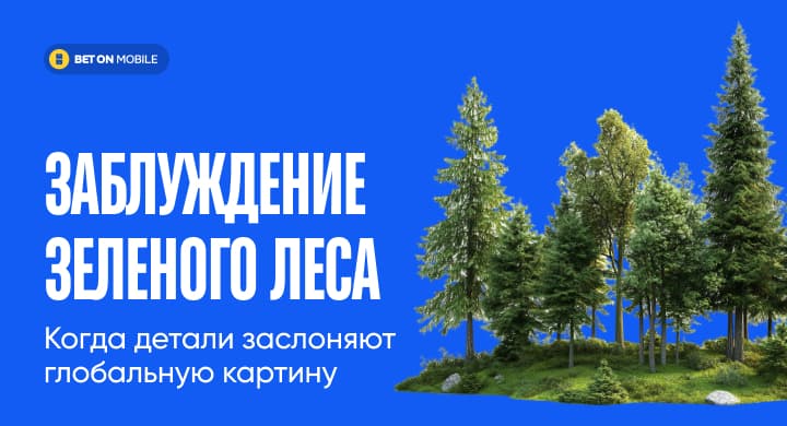 Заблуждение зеленого леса — когда детали заслоняют глобальную картину