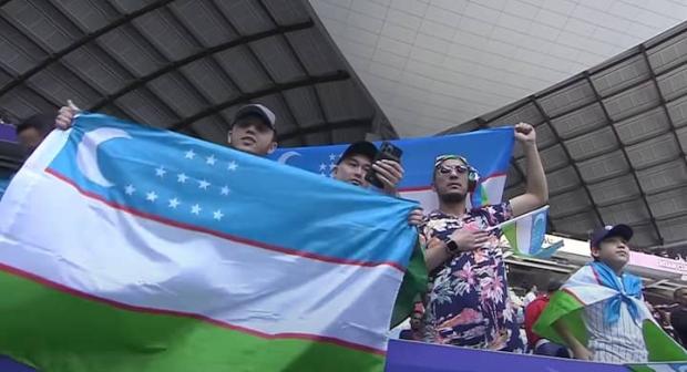 Болельщики сборной Узбекистана