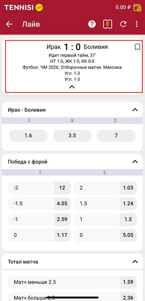 ЧМ 2026 отборочные матчи в Tennisi