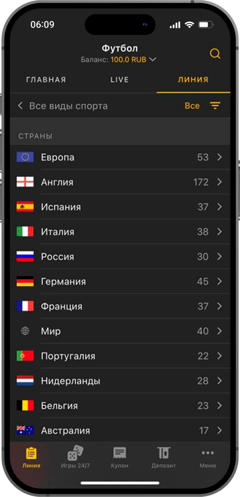 Ставки на футбол через БК Мелбет