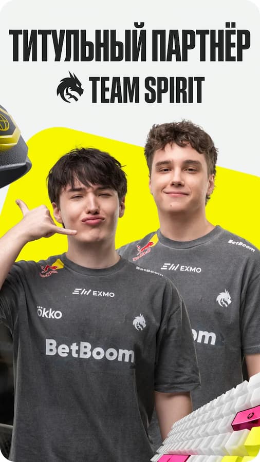 Team Spirit партнер Бетбум