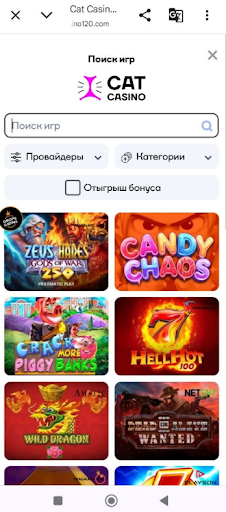 Кетказино провайдеры