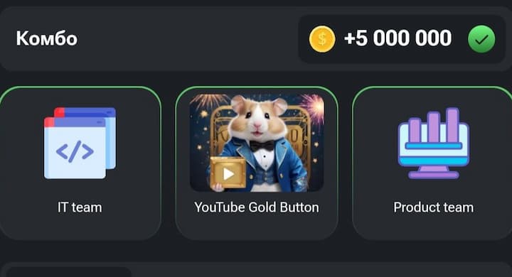 Hamster Kombat сегодня. Комбо, карточки и шифр 13 июня и 14 июня