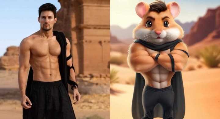 Создатели Hamster Kombat изобразили Павла Дурова в образе хомяка с кубиками пресса