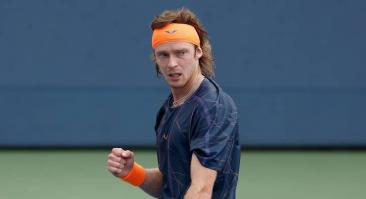 Рублев ушел с 0:2 по сетам на US Open. Шансы на победу были менее 50%
