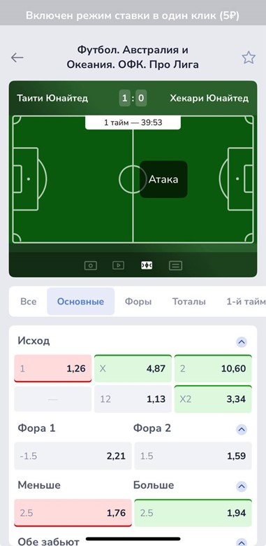 Детальная роспись события в Zenit
