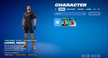 Теперь в Fortnite можно поиграть за Лионеля Месси