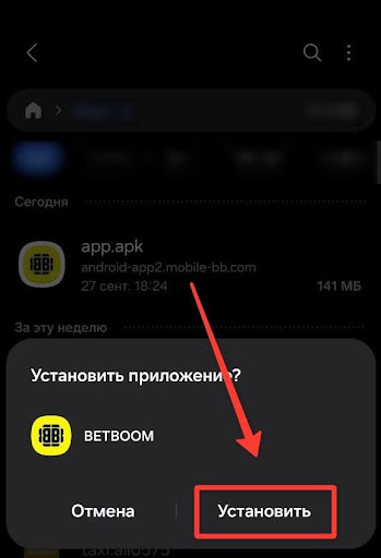 Пошаговая инструкция по установке APK BetBoom