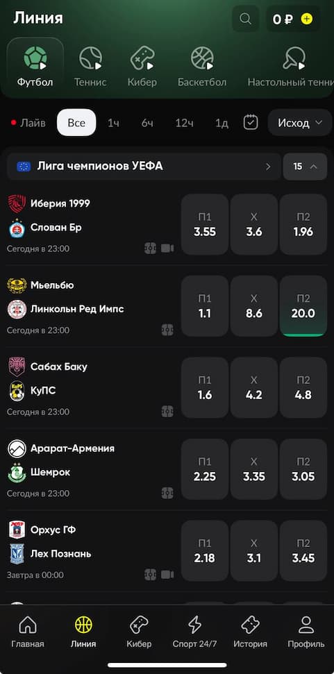 Линия КХЛ и NHL в BetBoom