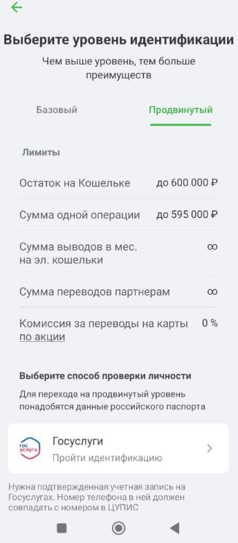 пари полная идентификация