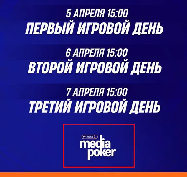 Когда и где проходит Winline Media Poker?
