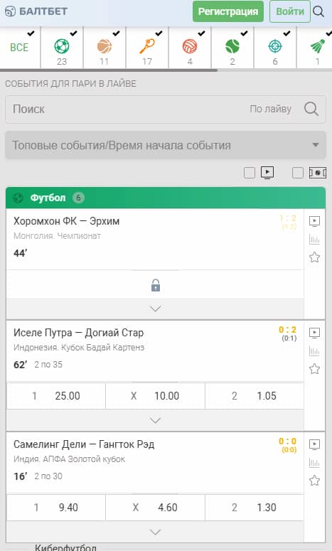 Навигация Балтбет