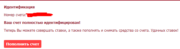 Дождитесь завершения идентификации на Тенниси
