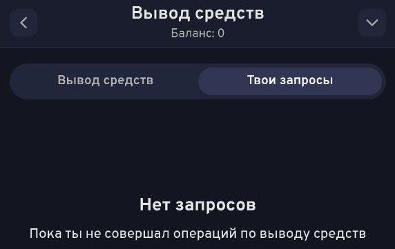 Дождитесь вывода средств