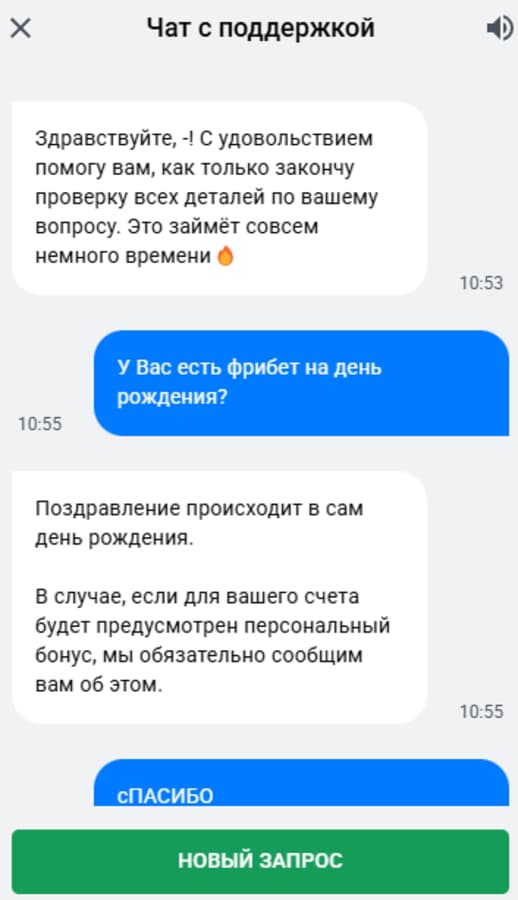 У постоянных клиентов Leon есть шанс получить поощрение в индивидуальном порядке. Его номинал зависит от суммы депозитов, частоты и оборота ставок. При наличии персонального бонуса саппорт обязательно сообщит об этом.