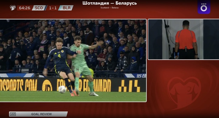 Шотландия - Беларусь: VAR ошибочно отменил гол белорусов