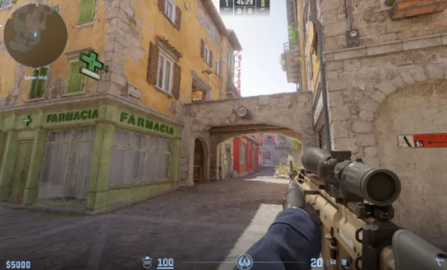 КТ-спавн на Inferno в CS 2