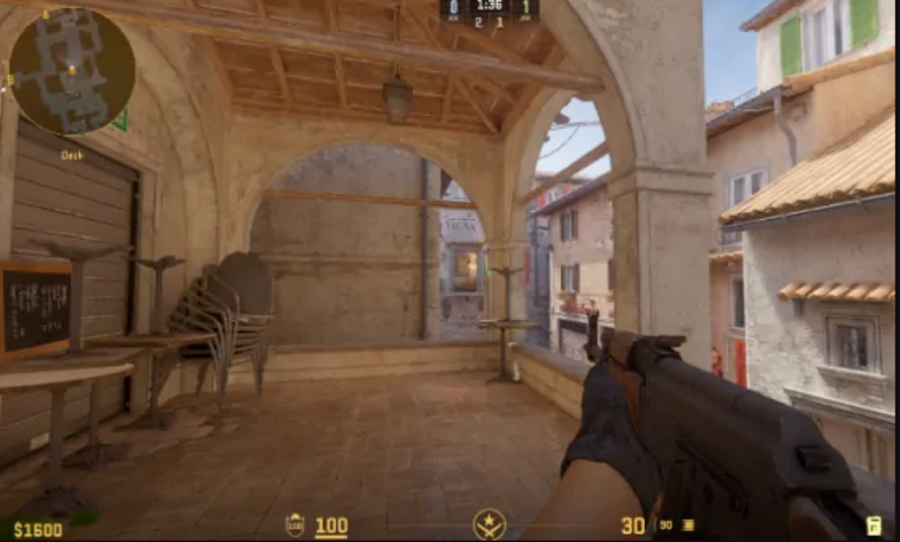 Беседка на Inferno в CS 2