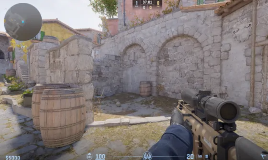 Кафель на Inferno в CS 2