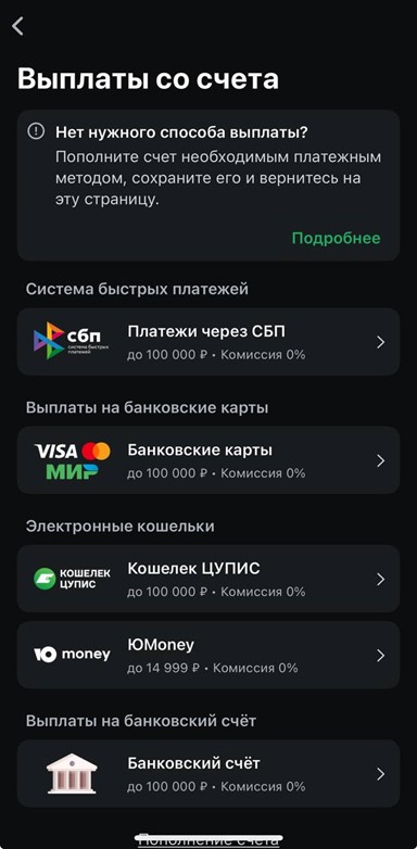Вывод средств в букмекерской конторе Леон