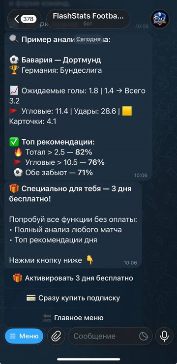 Рекомендации по тоталу и угловым