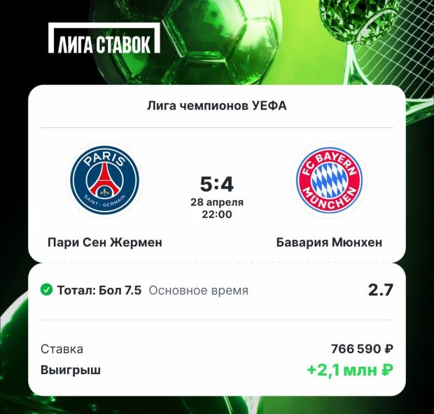 Игрок выиграл 2 млн рублей