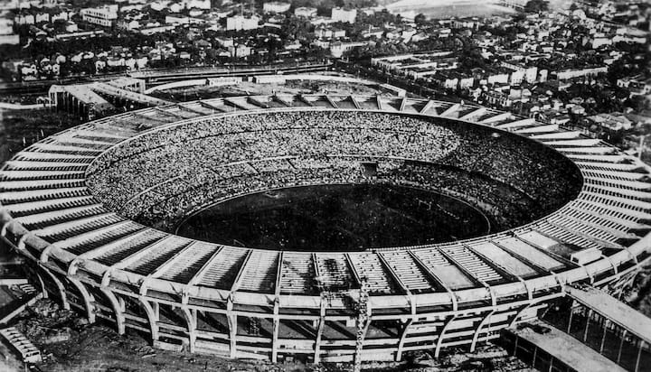 Стадион Маракана перед финалом ЧМ-1950