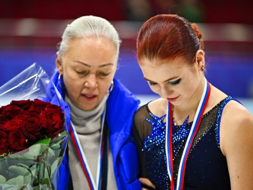 Светлана Соколовская и Александра Трусова
