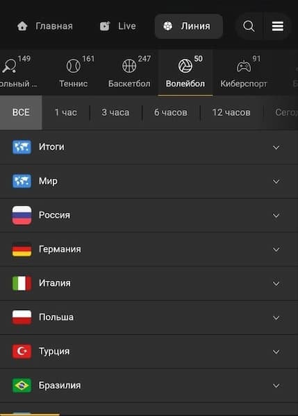 Мелбет — детальная роспись на партии и тоталы